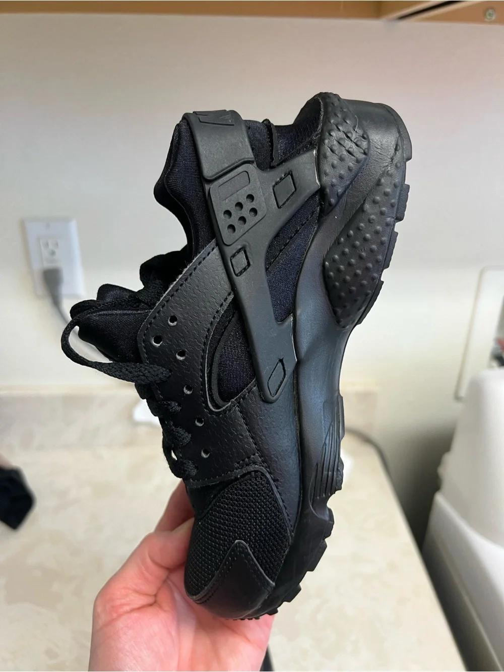 Nike Huarache Black Youth Nike Athletic Sneakers